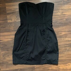 Talula Strapless Black Cocktail Dress